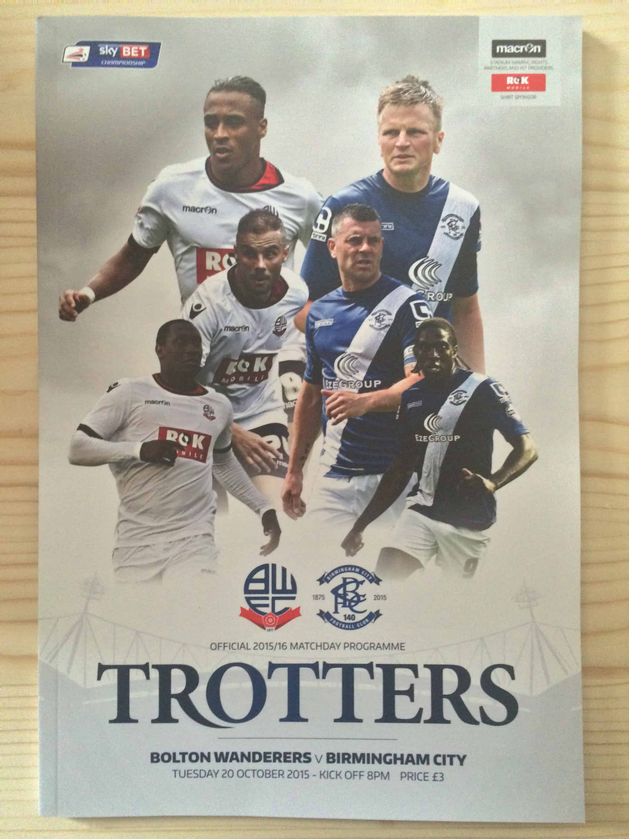 Bolton Wanderers FC v Birmingham City FC